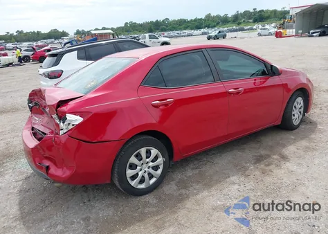 2016 Toyota Corolla Le from USA, damaged, VIN 2T1BURHE2GC674801